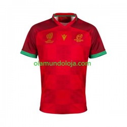 Camisola Rugby Portugal Homem Equipamento Primeiro RWC 2023 Manga Curta